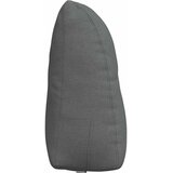  Jastuk za leđa Tamno siva 60 x 24 x 50 cm tkanina | shoptok.hr