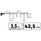 Svetleći niz "ledenice" sa 288 LED dioda | ePonuda.com