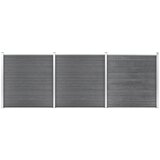  Vrtna ograda WPC 526 x 186 cm siva | shoptok.hr