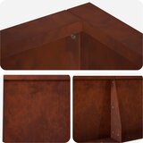  Zid za zadržavanje 8 kom. 300 x 100 x 50 cm Otporni čelik Rđa | shoptok.hr