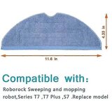 INORCO Nadomestek za vlažno krpo iz mikrovlaken za večkratno uporabo, združljiv z dodatkom za sesalnik Roborock T7 T7 Plus S7, (21991314) | Shoptok.si