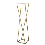  Stalak za cveće LOFT 100x24 cm zlatna/bela | Eponuda.com