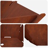  Kamin Rđa 58,5 x 51,5 x 19,5 cm Otporni čelik | shoptok.hr