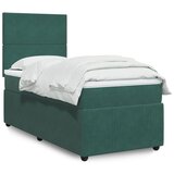 vidaXL Box spring krevet s madracem tamnozeleni 80 x 200 cm baršunasti | shoptok.hr