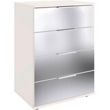 MID.YOU nočna omarica, prozorno, bela | Shoptok.si