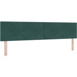  s opruga kutije Tamnozelena 200 x 200 cm Baršun | shoptok.hr