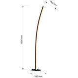 Wofi 3020-106 - bologna prigušiva podna led lampa, 21W/230V | Eponuda.com