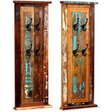 vidaXL Vješalice za odjeću 2 kom masivno obnovljeno drvo 38 x 100 cm | shoptok.hr