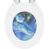  Toaletna sjedala s mekim zatvaranjem 2 pcs Plava 44 x 38 cm | shoptok.hr