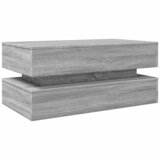  Stolić za kavu s LED svjetlima siva boja hrasta 90 x 50 x 40 cm | Shoptok.si