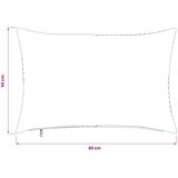 Presvlaka za jastuk 2 pcs ALMELO Žuta 50 x 80 cm Kord | shoptok.hr