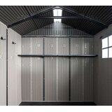 Lifetime Kentucky | Plastična vrtna kućica s podom | Tamno siva | 2x4 m Slike