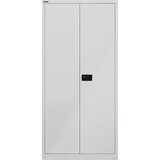 BISLEY UNIVERZALNA omara s krilnimi vrati, VxŠxG 1950 x 914 x 400 mm, 4 pocinkane police, 5 nivojev, svetlo siva | Shoptok.si