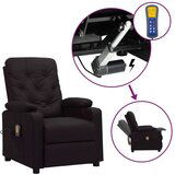  Masažni stol s funkcijo vstajanja črno umetno usnje, (20920991) | Shoptok.si