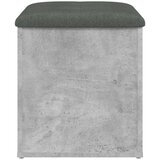 vidaXL Klop za shranjevanje betonska siva 42x42x45 cm inženirski les | Shoptok.si