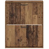  Ormar za cipele na zidu HAARLEM 71 x 17 x 86 cm Staro drvo - Staro drvo | shoptok.hr