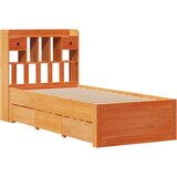  s regalom za knjige bez madraca 100 x 200 cm od borovine | shoptok.hr