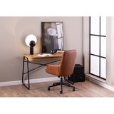 Actona Pisalna miza z mizno ploščo v hrastovem dekorju 60x120 cm Blueton – | Shoptok.si