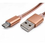 USB metalni kabl mikro 1m MAB-K010 pink ( 101-35 ) Cene