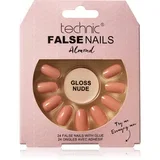 False Nails Almond Umjetni nokti Gloss Nude 24 kom