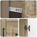  Strani šal Sonoma hrast 66 x 34,5 x 87 cm Inženirski les, (5000217233) | Shoptok.si
