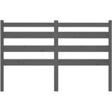  Uzglavlje za krevet sivo 206 x 4 x 100 cm od masivne borovine | shoptok.hr