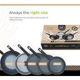 BE Living 5 -delni set ponev BE Living - Delight black | Shoptok.si