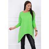 Kesi Oversize blouse light green Cijene