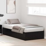  Krevet s ladicama Crni hrast 90 x 200 cm Konstruirano drvo | shoptok.hr
