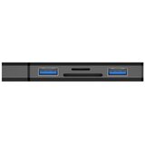 Connect IT CHU-4060-AN - USB-A hub sa čitačem memorijskih kartica 4u1 | Eponuda.com