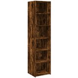 Maison Chic Visoka omara - Komoda - Predalnik dimljen hrast 45x41x185 cm inženirski les, (21721110) | Shoptok.si