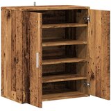 Ormarić omara za čevlje iz starega lesa 60x35x70 cm inženirski les | Shoptok.si