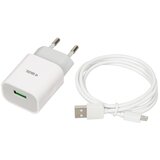 iBox Power charger C-41 USB 2A, 1 USB port, microUSB cable, White Cijene