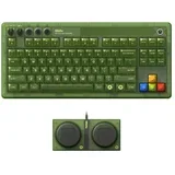Bežična tastatura Retro 87/mehanička/RGB/XBOX Green + Dual Super Buttons