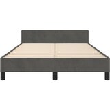  Okvir kreveta bez madraca tamnosiva 120x190 cm baršunasti | shoptok.hr
