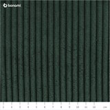 Bobochic Paris Temno zelena sedežna garnitura iz rebrastega žameta 274 cm Leonard – | Shoptok.si