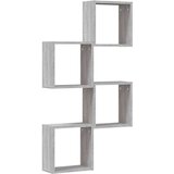 vidaXL Zidne kockaste police 4 kom Siva Sonoma 30x15x30 cm | shoptok.hr