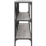  Konzolni stol boja hrasta sonome 180x30x75 cm od drva i željeza | shoptok.hr