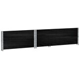  Okviri za palete 2 kom crni 120 x 80 cm od masivne borovine | Eponuda.com