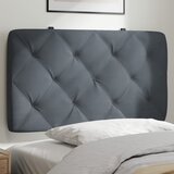  Jastuk za uzglavlje tamnosivi 90 cm baršunasti | shoptok.hr