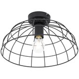 QAZQA Industrijska stropna svetilka črna 35 cm - Hanze | Shoptok.si