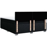  Krevet s oprugama i madracem crni 200x200 cm od tkanine | shoptok.hr