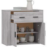  Komoda sivog hrasta sonome 80x33x70 cm od konstruiranog drva | shoptok.hr