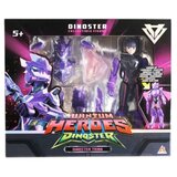 Dinoster Quantum Heroes: Dinoster Trina akcijska figura z vijolično oklepom 20 cm | Shoptok.si