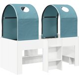 Krevet s Tunelom 4 pcs Bijela i svjetloplava Konstruirano drvo | Eponuda.com