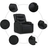  Naslonjač od umjetne kože crni | shoptok.hr