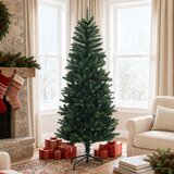  Artificial Hinged Christmas Tree 180 cm PE i PVC Zelena Cijene