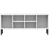  Stalak za cipele metalne noge bijeli 106x35x45 cm drveni OSLO | Eponuda.ba