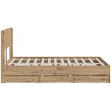  Krevetna konstrukcija s pohranom i uzglavljem Artisan Oak | shoptok.hr