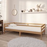 vidaXL Pasja postelja medeno rjava trdna borovina 90x200 cm Cene